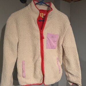 Girl’s Lego Cream Fleece with Colored Trim